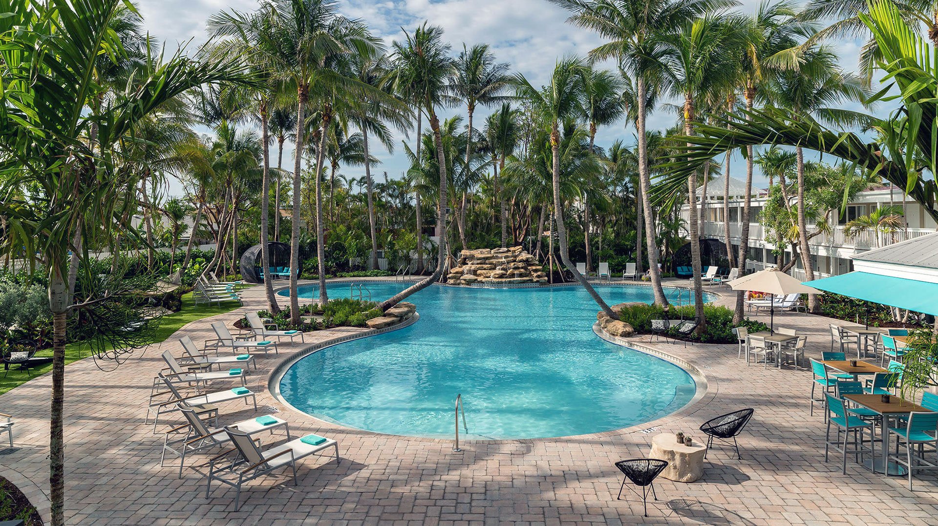 View of the resort pool at Havana Cabana